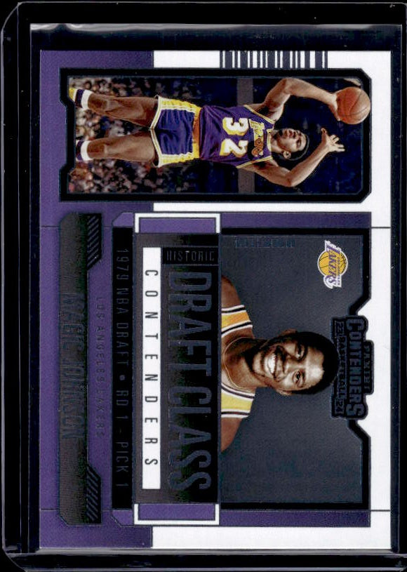 2023-24 Panini Contenders #15 Magic Johnson Historic Draft Class Contenders
