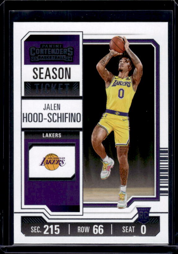 2023-24 Panini Contenders #83 Jalen Hood-Schifino