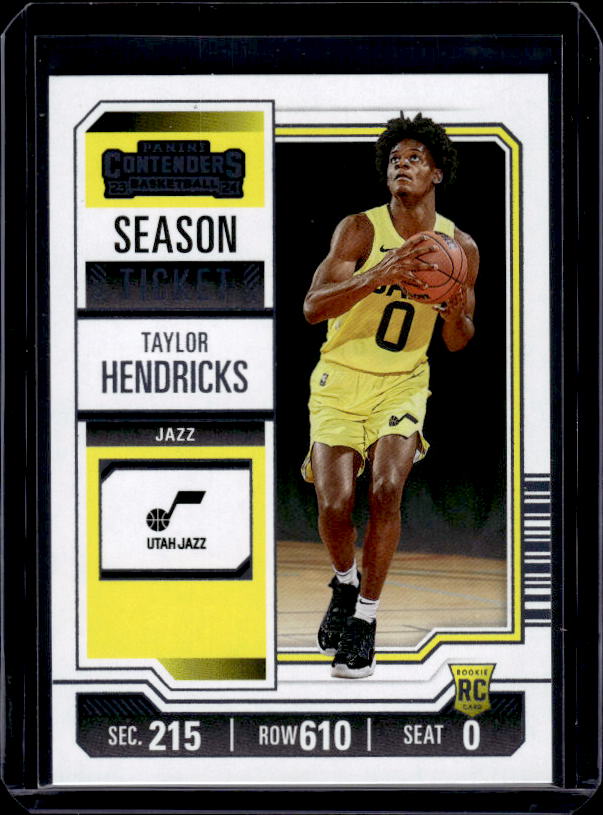 2023-24 Panini Contenders #43 Taylor Hendricks