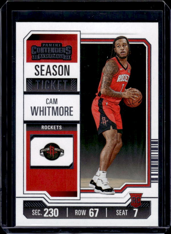 2023-24 Panini Contenders #95 Cam Whitmore Season Ticket Retail