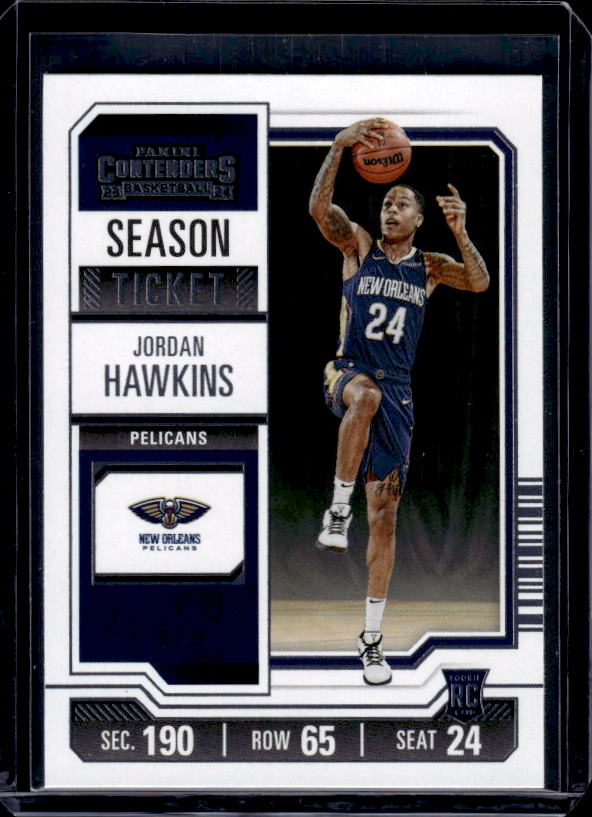 2023-24 Panini Contenders #76 Jordan Hawkins Season Ticket Retail