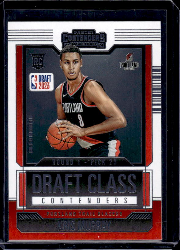 2023-24 Panini Contenders #24 Kris Murray 2023 Draft Class Contenders