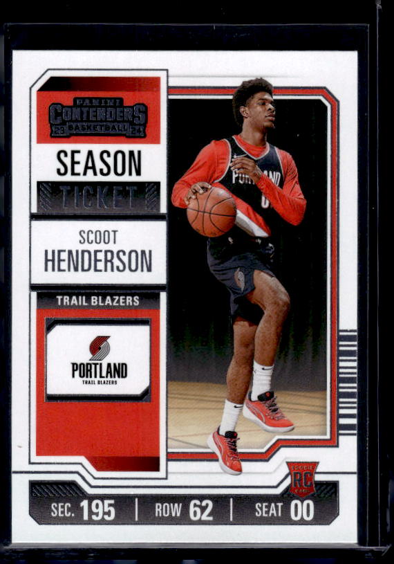2023-24 Panini Contenders #27 Scoot Henderson