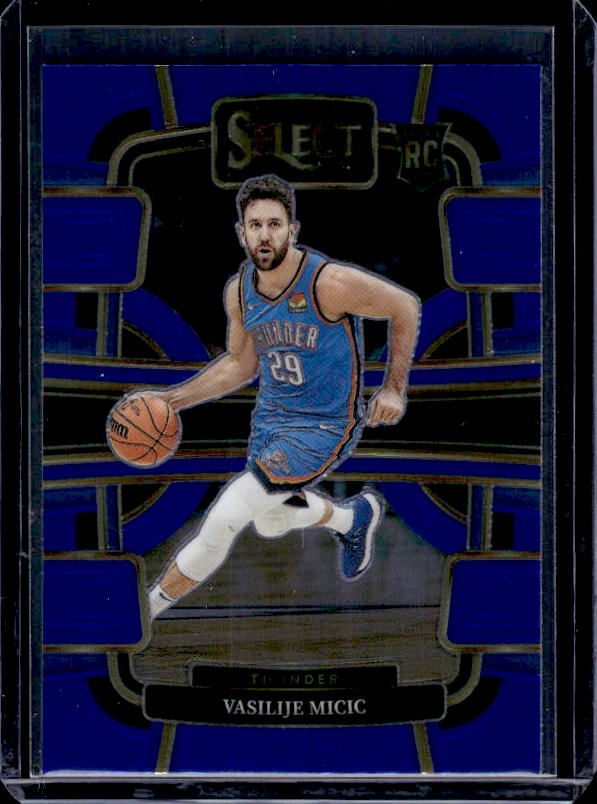 2023-24 Panini Select #92 Vasilije Micic Blue (Retail Base)