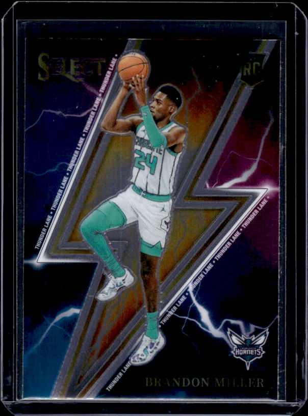 2023-24 Panini Select #12 Brandon Miller Thunder Lane Red Prizms