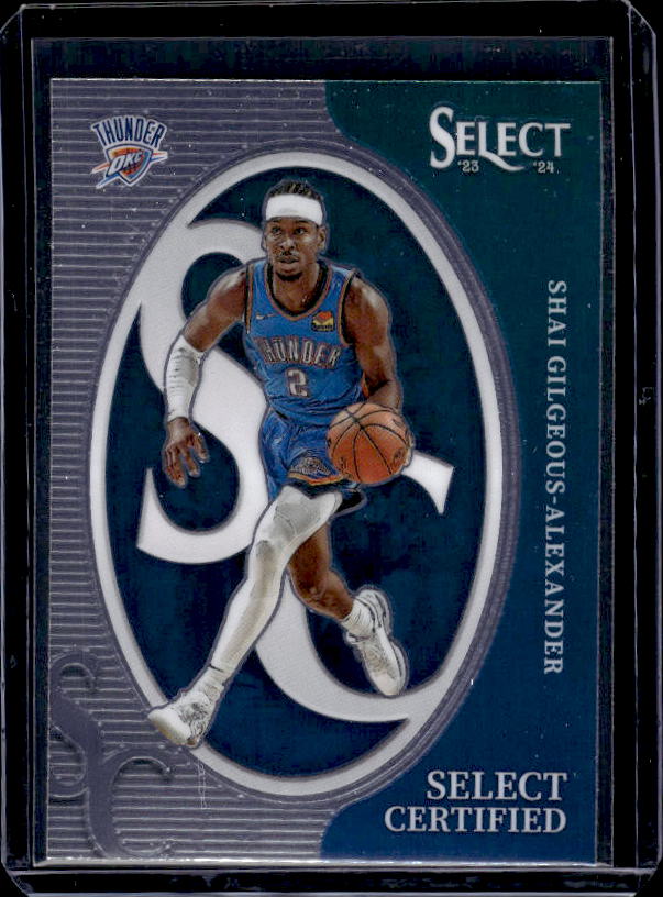 2023-24 Panini Select #20 Shai Gilgeous-Alexander Select Certified