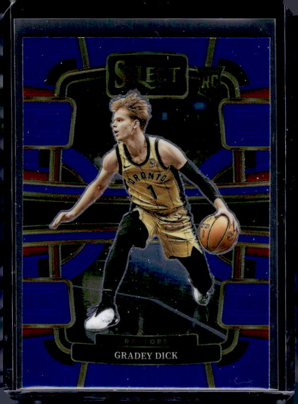 2023-24 Panini Select #90 Gradey Dick Blue (Retail Base)