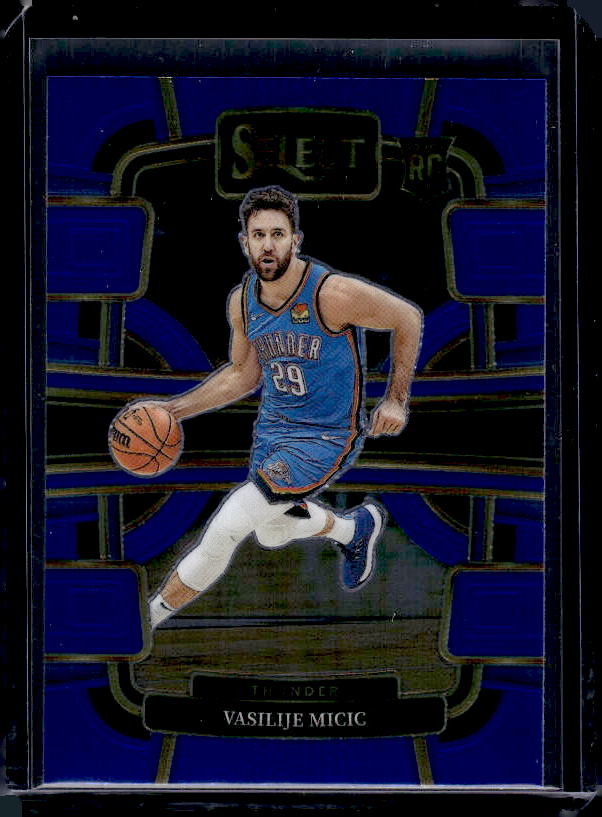 2023-24 Panini Select #92 Vasilije Micic Blue (Retail Base)