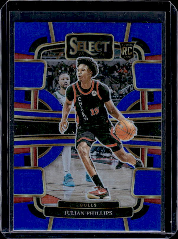2023-24 Panini Select #82 Julian Phillips Blue Prizms