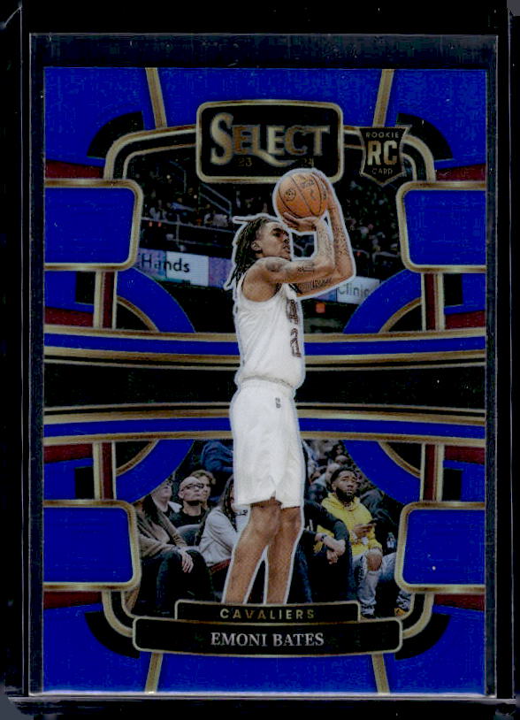 2023-24 Panini Select #67 Emoni Bates Blue Prizms