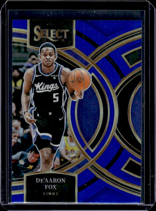 2023-24 Panini Select #152 De'Aaron Fox Blue (Retail Base)