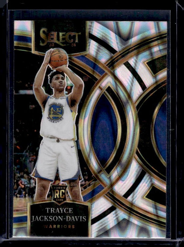 2023-24 Panini Select #117 Trayce Jackson-Davis Tectonic Prizms
