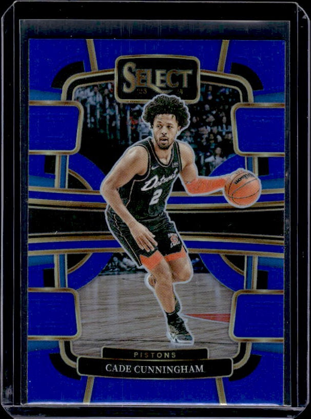 2023-24 Panini Select #26 Cade Cunningham Blue Prizms