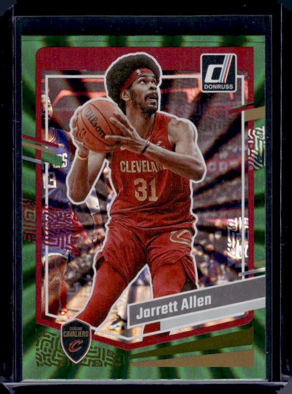 2023-24 Donruss #186 Jarrett Allen Green Laser Holo
