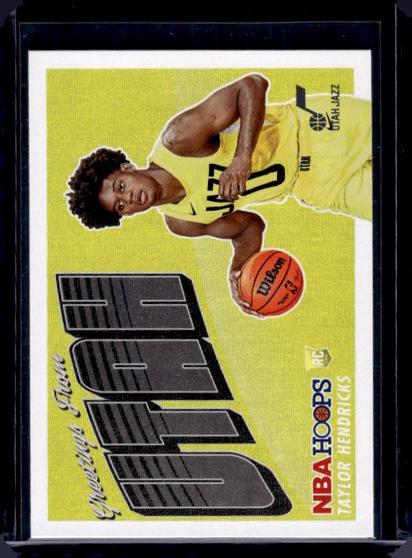 2023-24 Hoops #15 Taylor Hendricks Rookie Greetings