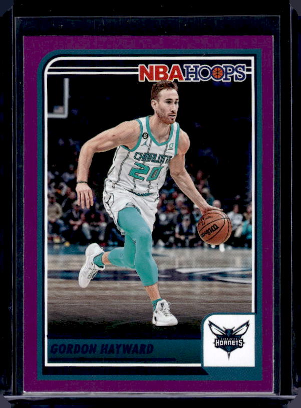 2023-24 Hoops #32 Gordon Hayward Purple