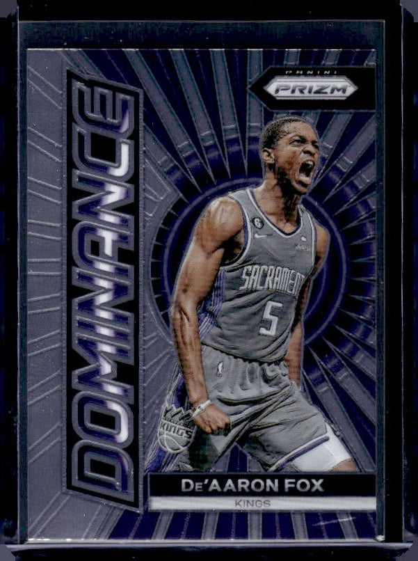 2023-24 Panini Prizm #17 De'Aaron Fox Dominance
