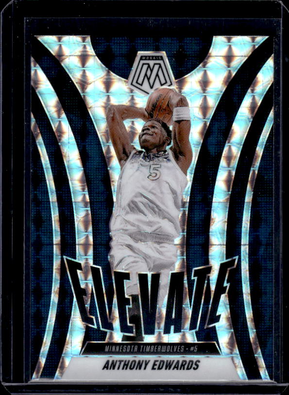 2024-25 Panini Mosaic #3 Anthony Edwards Elevate Mosaic
