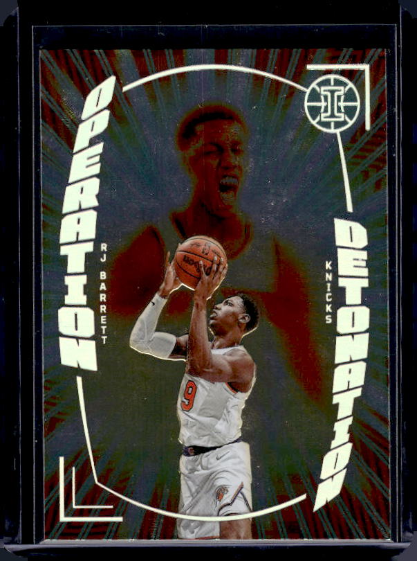 2021-22 Panini Illusions #35 RJ Barrett Operation Detonation Orange