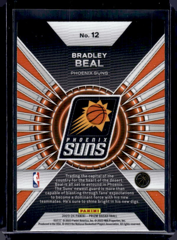 2023-24 Panini Prizm #12 Bradley Beal Dominance