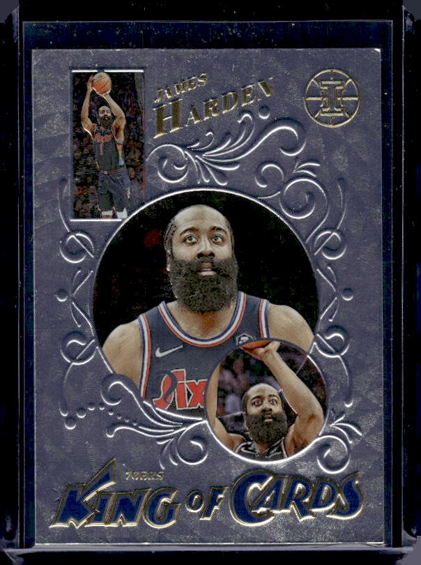 2021-22 Panini Illusions #8 James Harden King of Cards