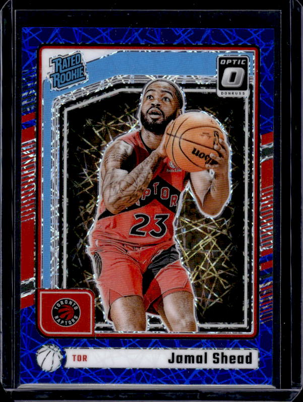 2024-25 Donruss Optic #296 Jamal Shead Blue Velocity