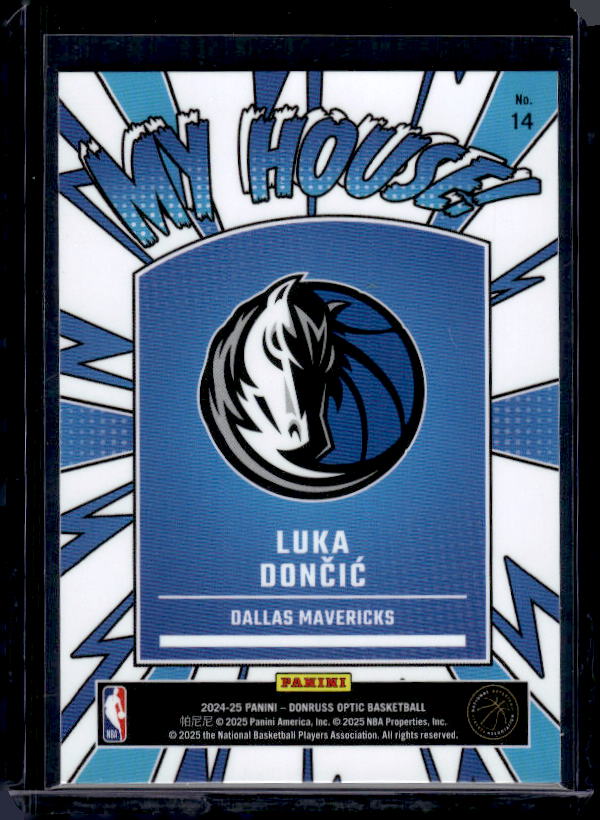2024-25 Donruss Optic #14 Luka Doncic My House