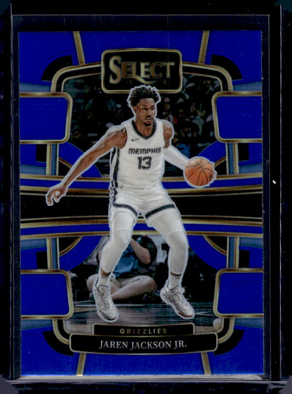 2023-24 Panini Select #30 Jaren Jackson Jr. Blue Prizms