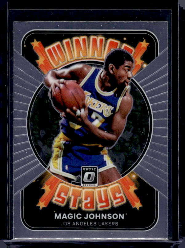2021-22 Donruss Optic #16 Magic Johnson Winner Stays