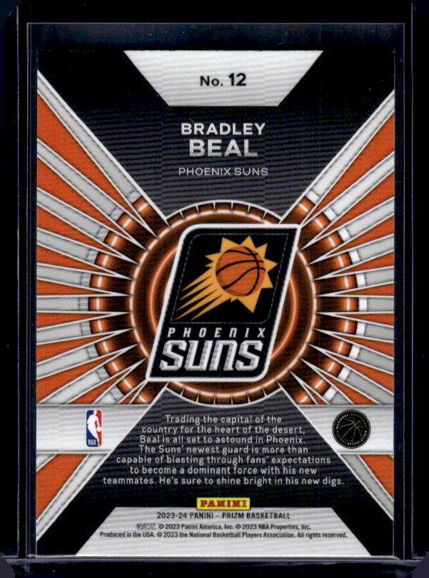 2023-24 Panini Prizm #12 Bradley Beal Dominance