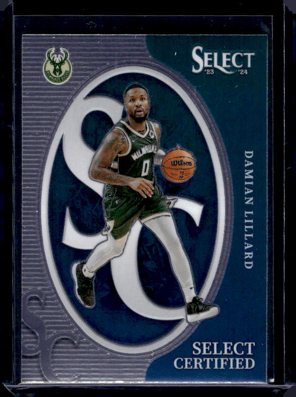 2023-24 Panini Select #16 Damian Lillard Select Certified