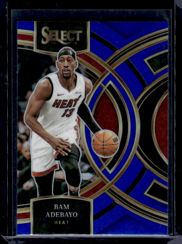 2023-24 Panini Select #142 Bam Adebayo Blue Prizms