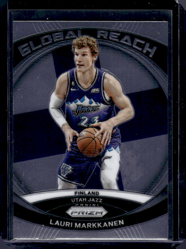 2023-24 Panini Prizm #8 Lauri Markkanen Global Reach