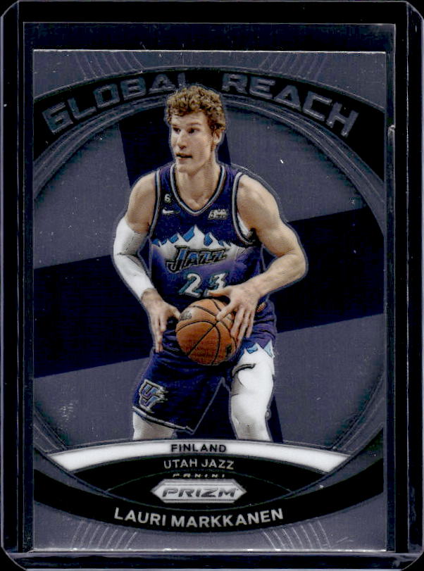 2023-24 Panini Prizm #8 Lauri Markkanen Global Reach