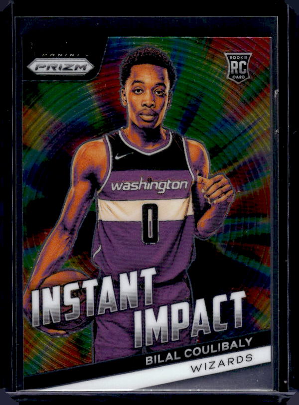 2023-24 Panini Prizm #19 Bilal Coulibaly Instant Impact