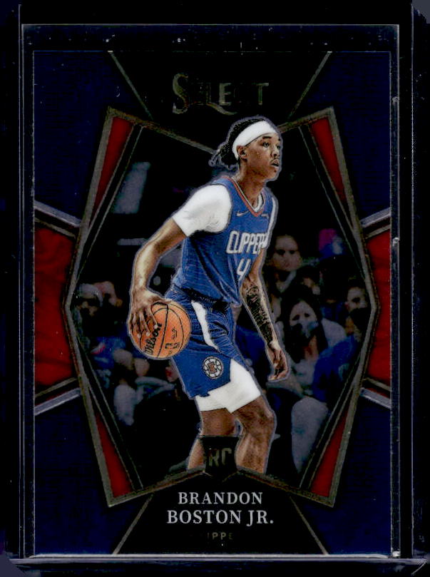 2021-22 Panini Select #194 Brandon Boston Jr. Blue (Retail Base)