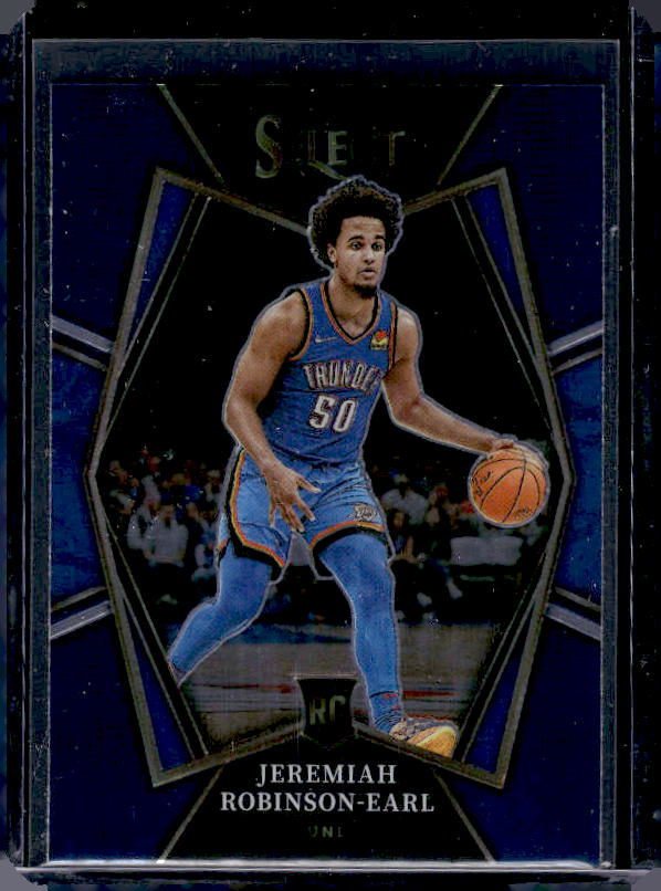 2021-22 Panini Select #182 Jeremiah Robinson-Earl Blue (Retail Base)