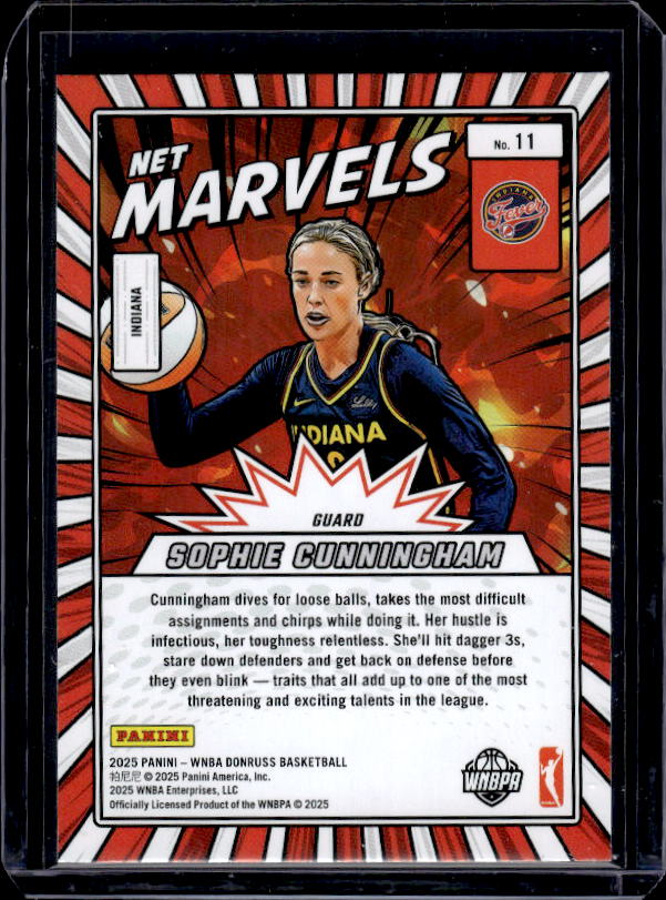 2025 Donruss WNBA #11 Sophie Cunningham Net Marvels