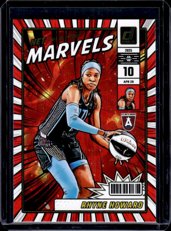 2025 Donruss WNBA #2 Rhyne Howard Net Marvels Press Proof