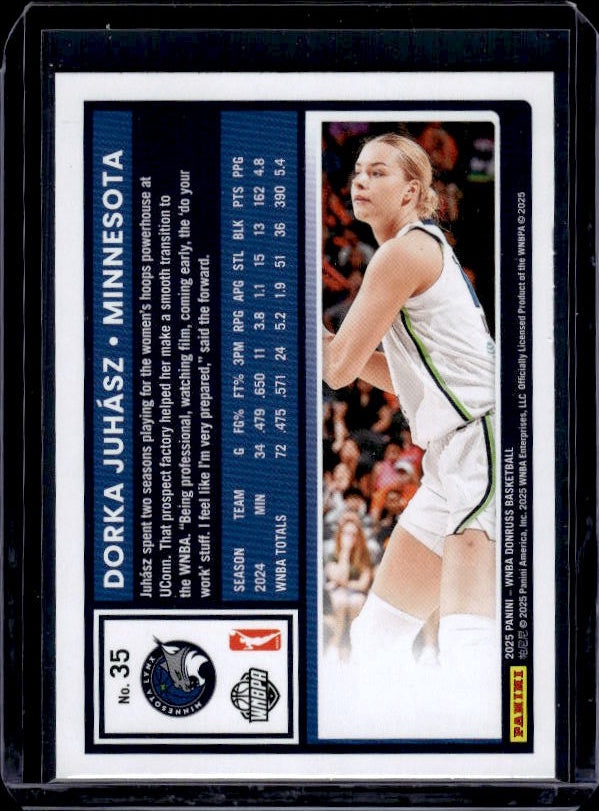 2025 Donruss WNBA #35 Dorka Juhasz Holo