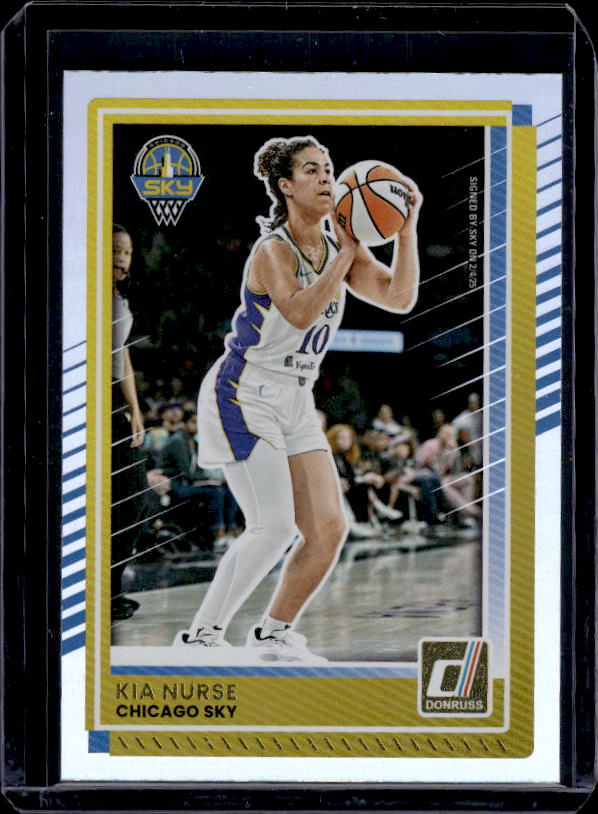 2025 Donruss WNBA #6 Kia Nurse Holo