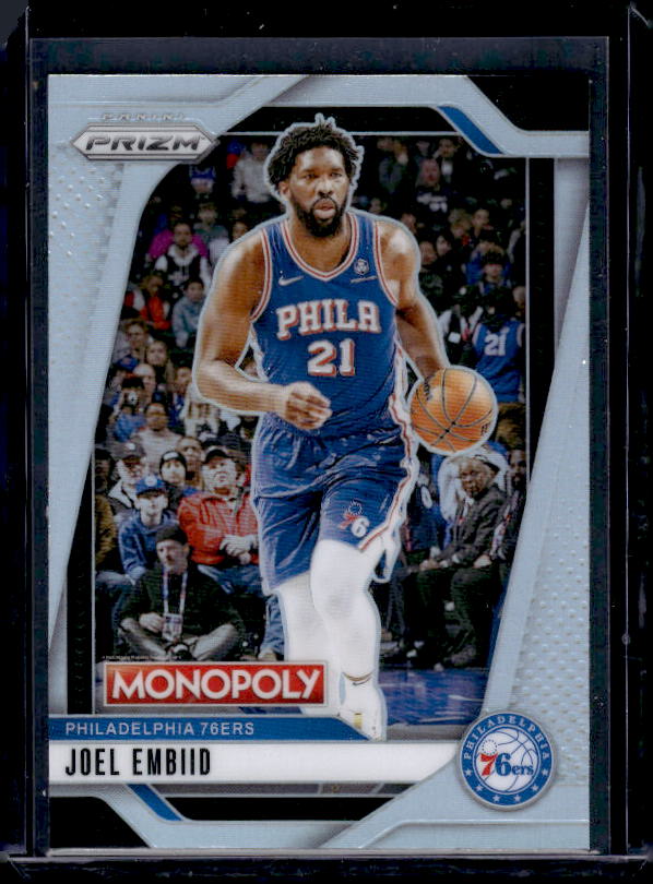 2024-25 Panini Prizm Monopoly #1 Joel Embiid Silver Prizms