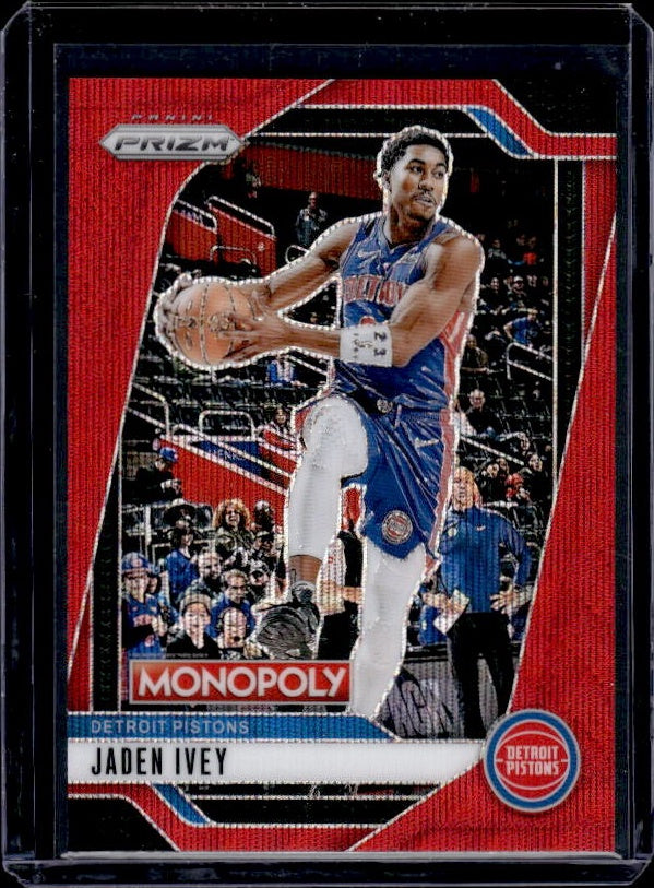 2024-25 Panini Prizm Monopoly #65 Jaden Ivey Red Prizms