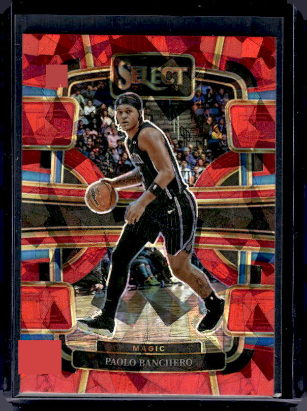 2023-24 Panini Select #31 Paolo Banchero Red Cracked Ice Prizms