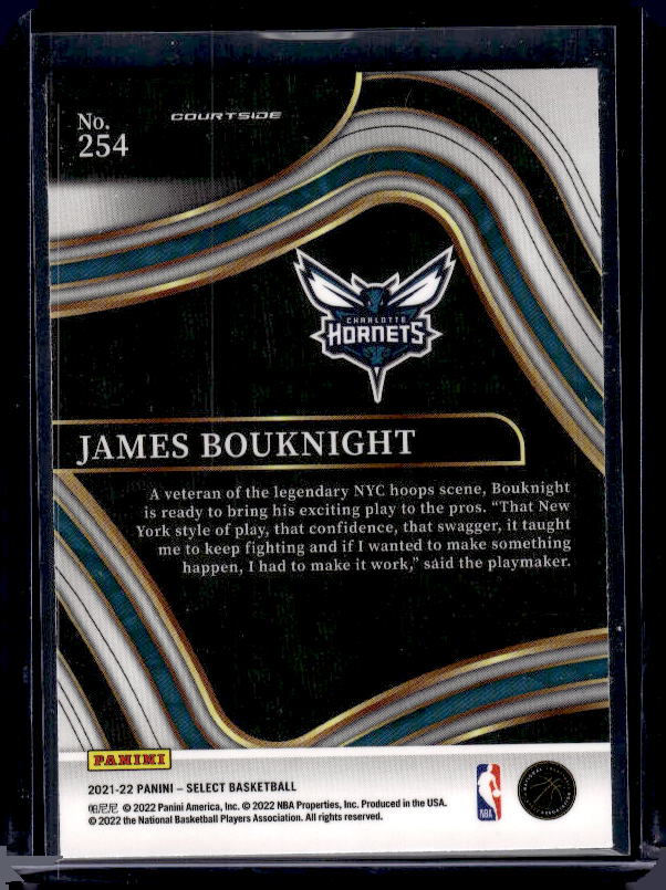 2021-22 Panini Select #254 James Bouknight Blue (Retail Base)