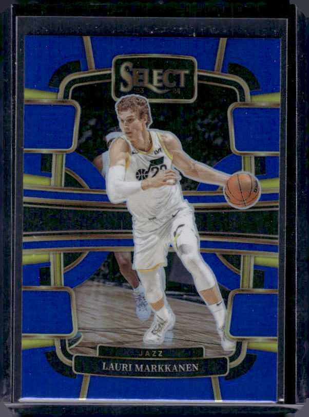 2023-24 Panini Select #19 Lauri Markkanen Blue Prizms