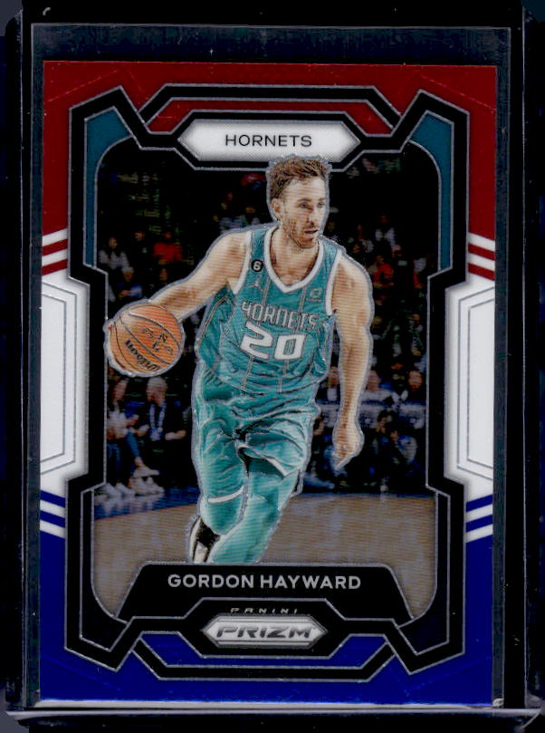 2023-24 Panini Prizm #251 Gordon Hayward Prizms Ruby Wave