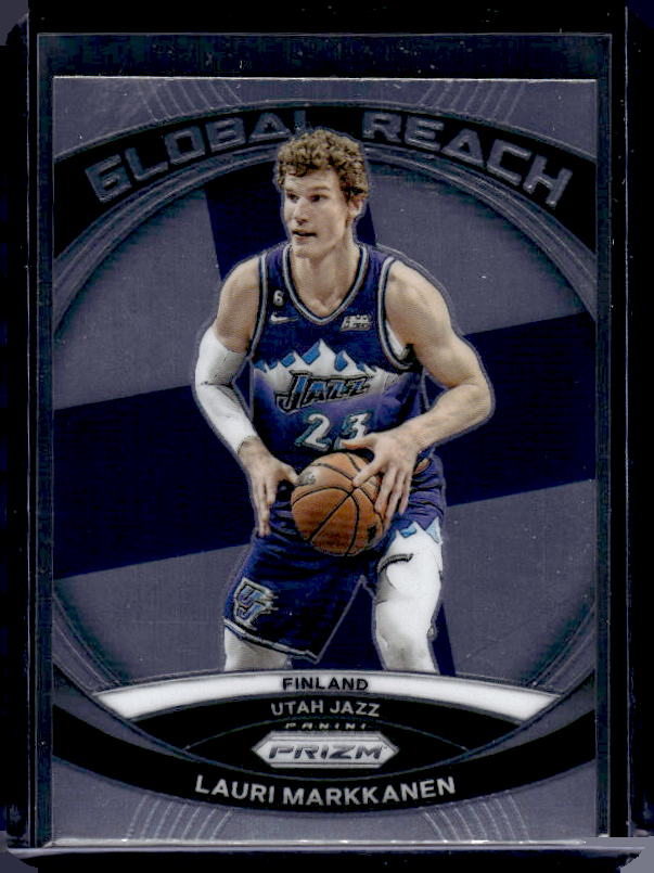 2023-24 Panini Prizm #8 Lauri Markkanen Global Reach