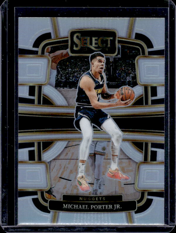 2023-24 Panini Select #23 Michael Porter Jr. Silver Prizms