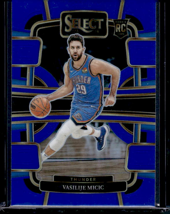 2023-24 Panini Select #92 Vasilije Micic Blue Prizms